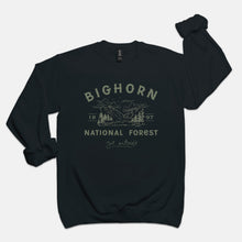 Load image into Gallery viewer, Bighorn Nat&#39;l Forest (Olive Design) Crewneck Sweatshirt