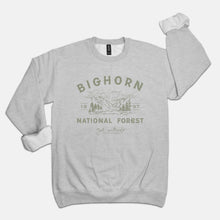 Load image into Gallery viewer, Bighorn Nat&#39;l Forest (Olive Design) Crewneck Sweatshirt