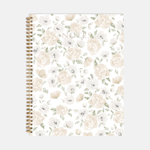 Neutrals Florals Notebook