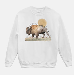 Roam Buffalo Hoodies / Sweatshirt