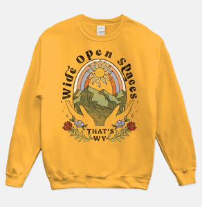 Wide Open Spaces Unisex Crewneck