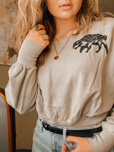 Blaze Stamped Sweatshirt/Crewneck