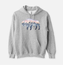 Load image into Gallery viewer, Sunset Mountain Buffalo Hoodies / Sweatshirt