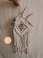 Load image into Gallery viewer, Antler Macrame Wall Hanging