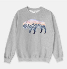 Load image into Gallery viewer, Sunset Mountain Buffalo Hoodies / Sweatshirt