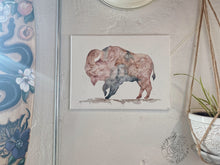 Load image into Gallery viewer, Earth Tone Watercolor Buffalo Piece